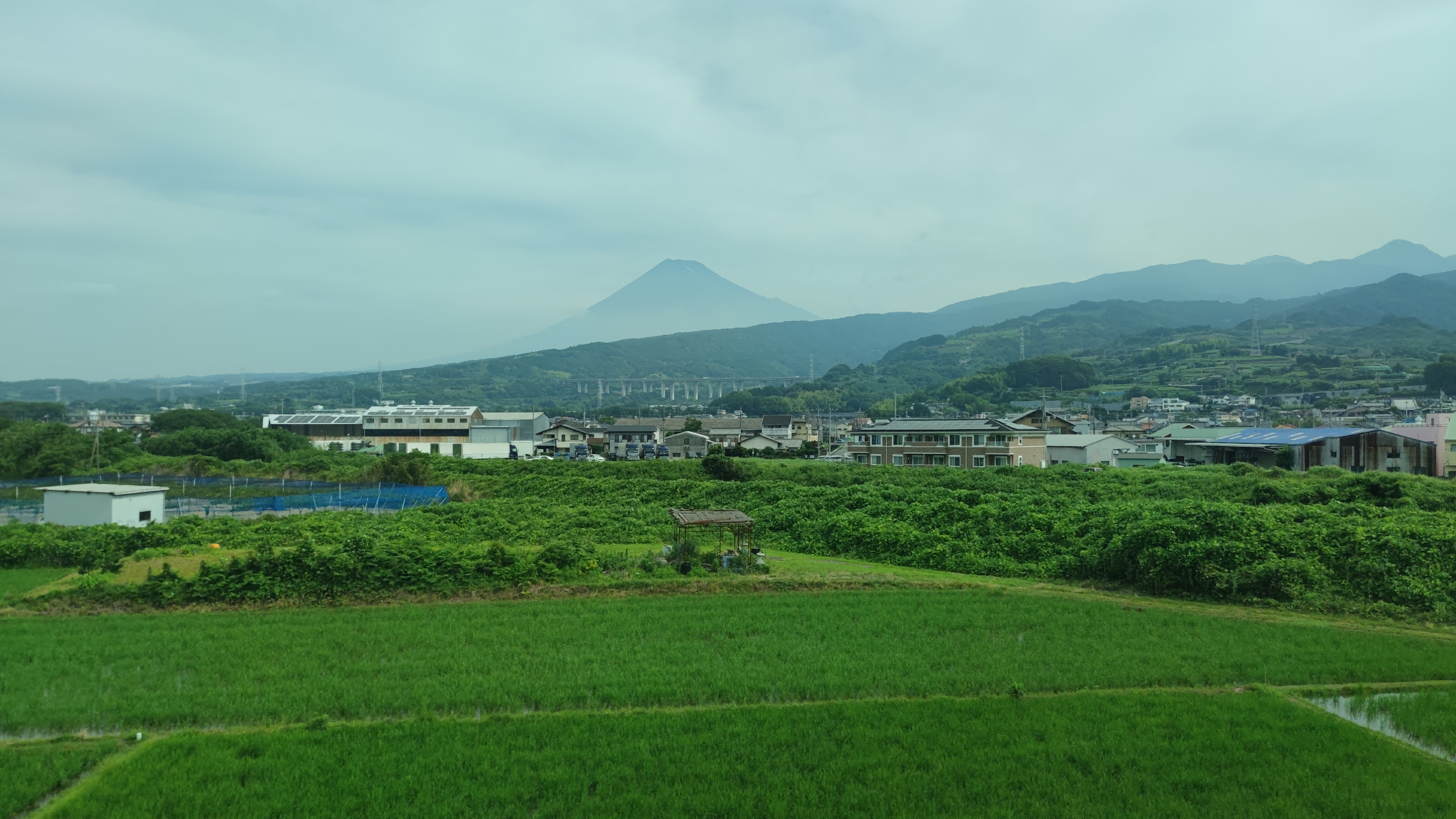 富士山和农田·友人Q摄